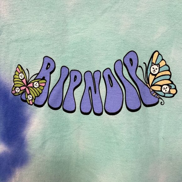 Rip n dip blue/purple tie dye Tshirt size extra large - Picture 2 of 4